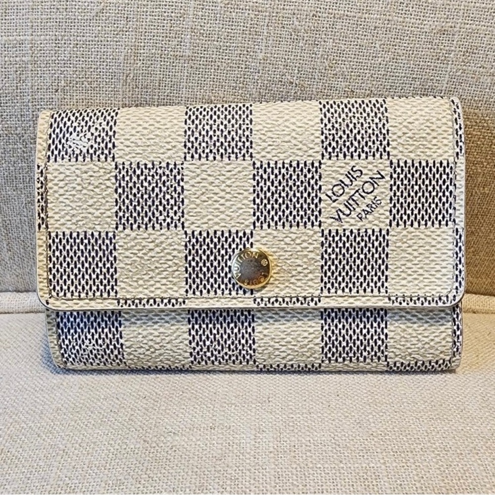 Louis Vuitton Damier Azur 6 key Holder